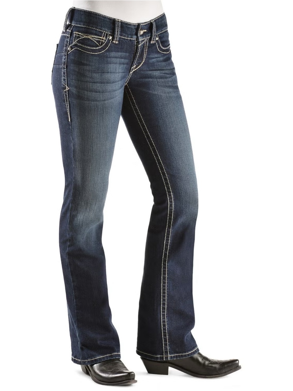 ARIAT WOMEN'S DARK WASH SPITFIRE RIDING JEANS 30 Short
